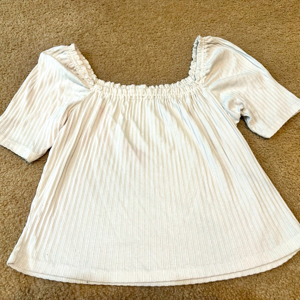 XL cream madewell top